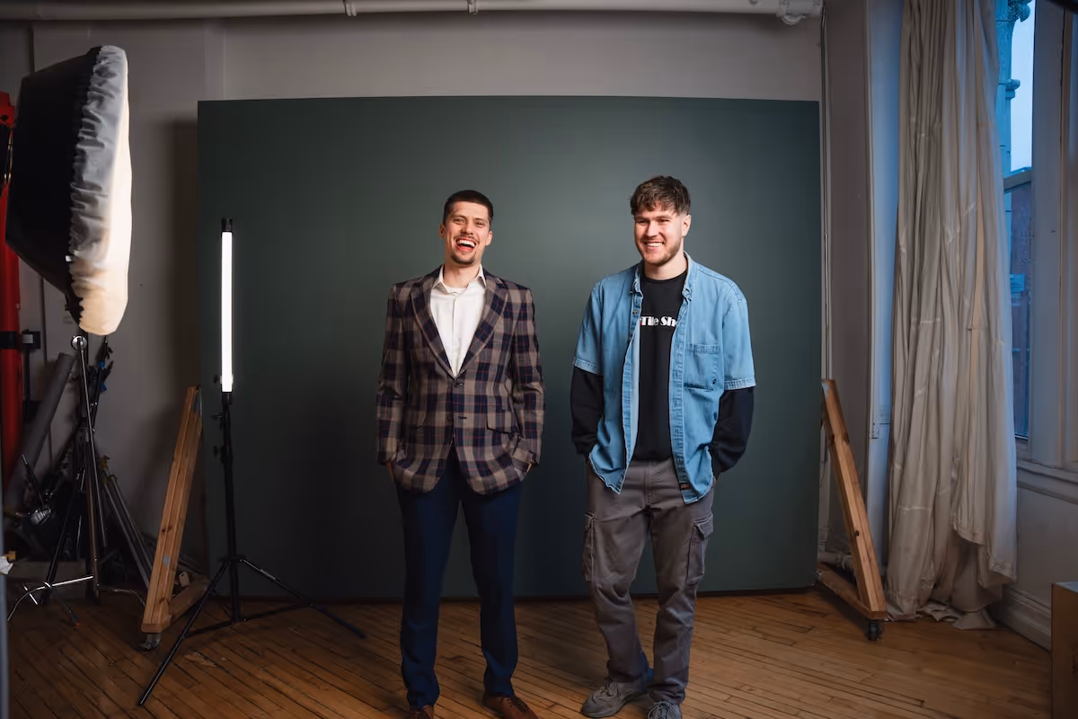 Precision Social Founders and Owners pose for a picture.