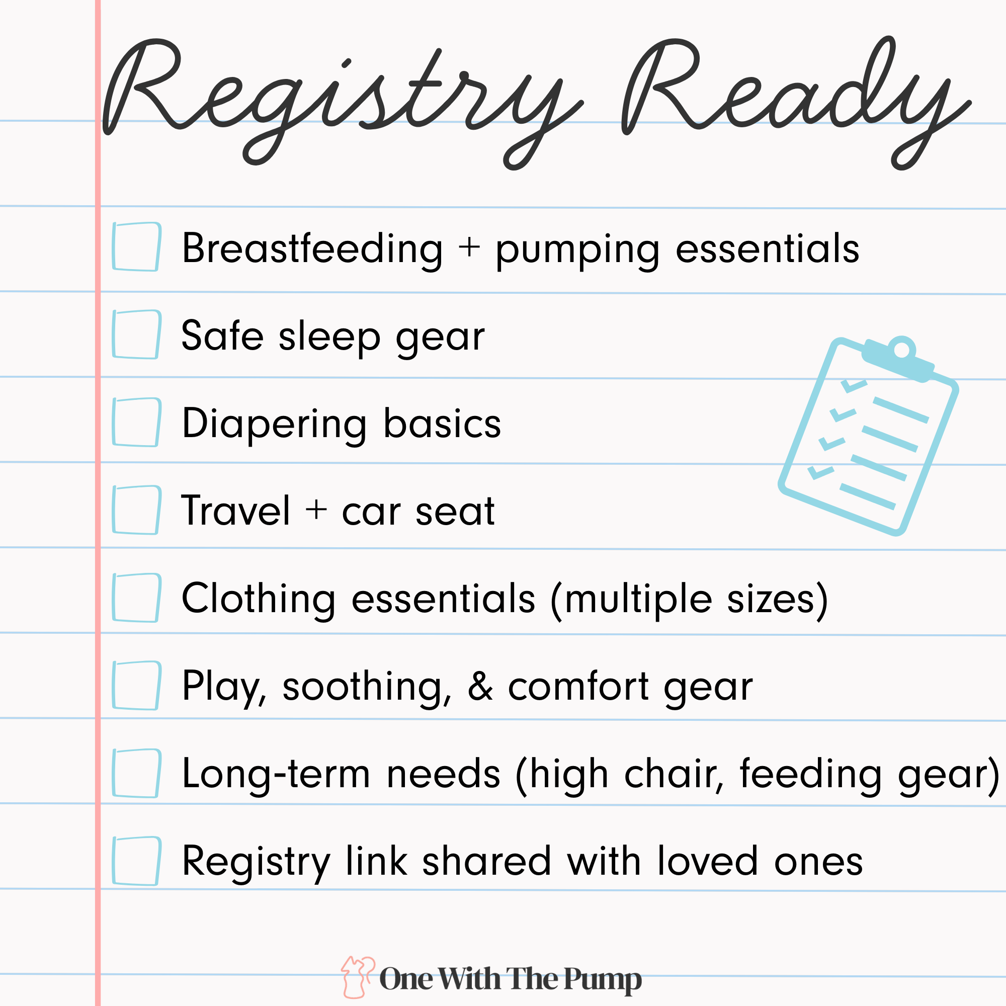 Essentials For Baby Registry