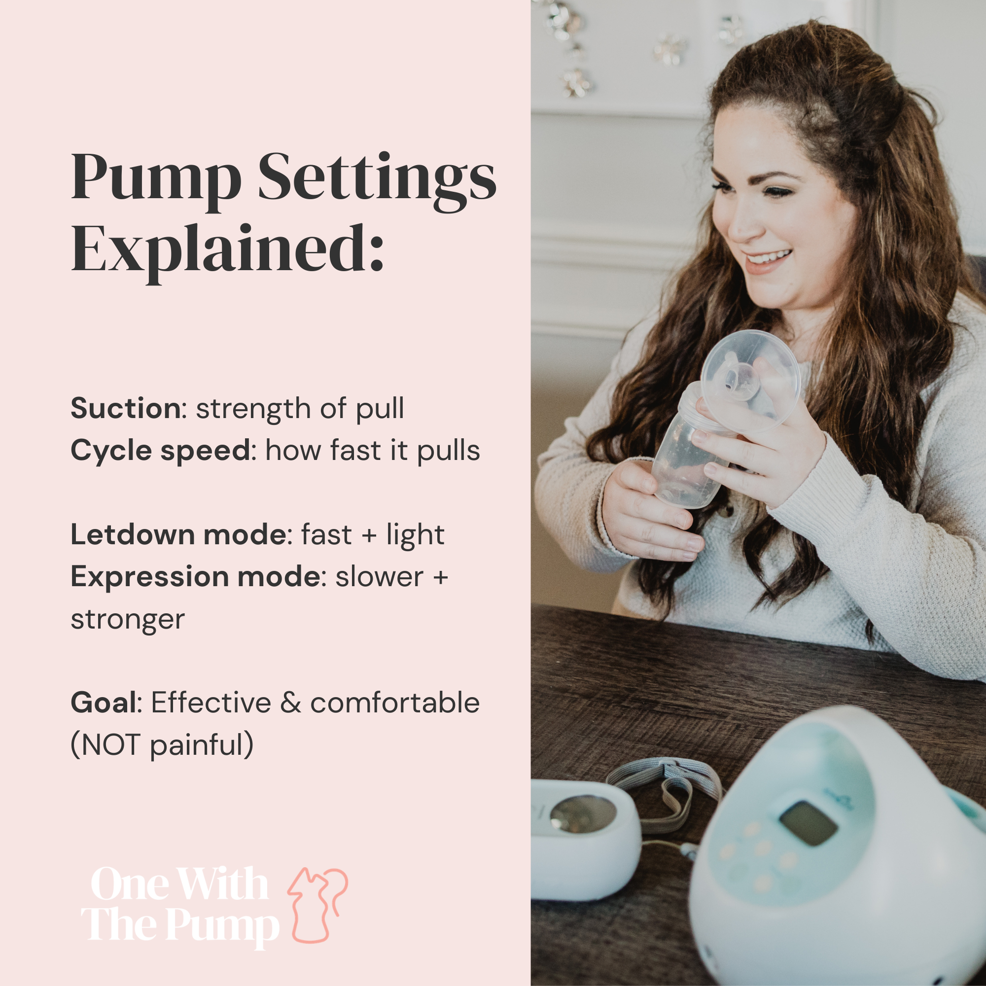 Breast Pump Settings Explained