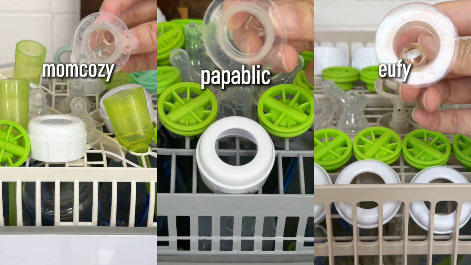baby bottle washers drying performance