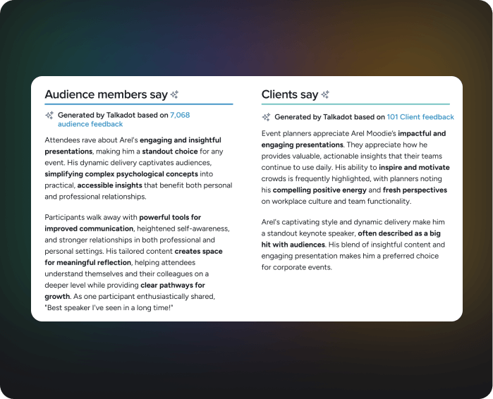 Understand Your Impact with AI-Powered Summaries