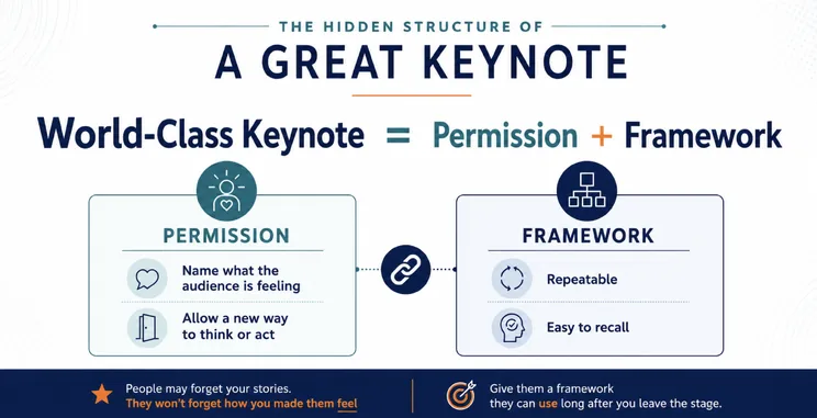 The hidden framework for speaking