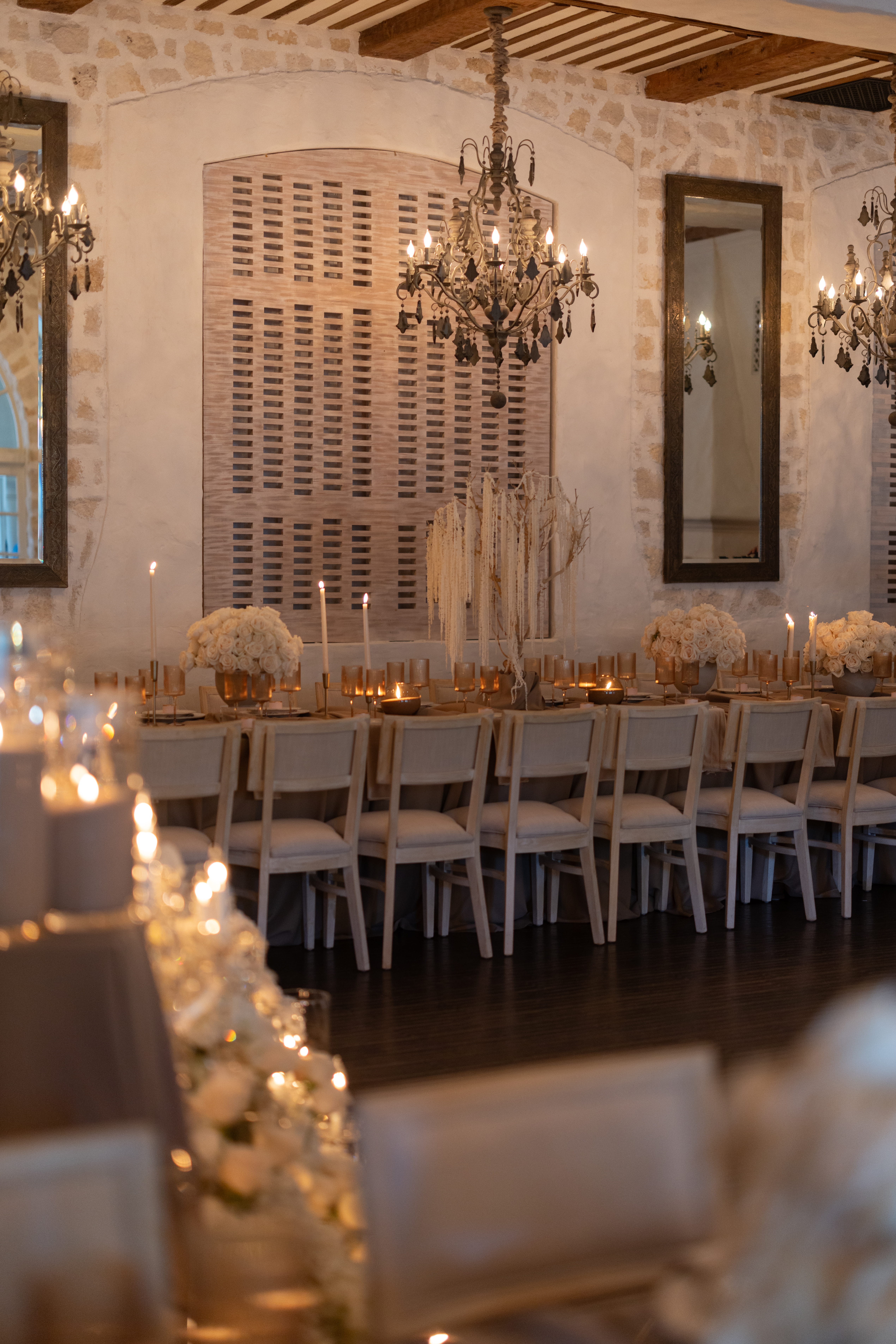 Wedding Decor in the Main Room