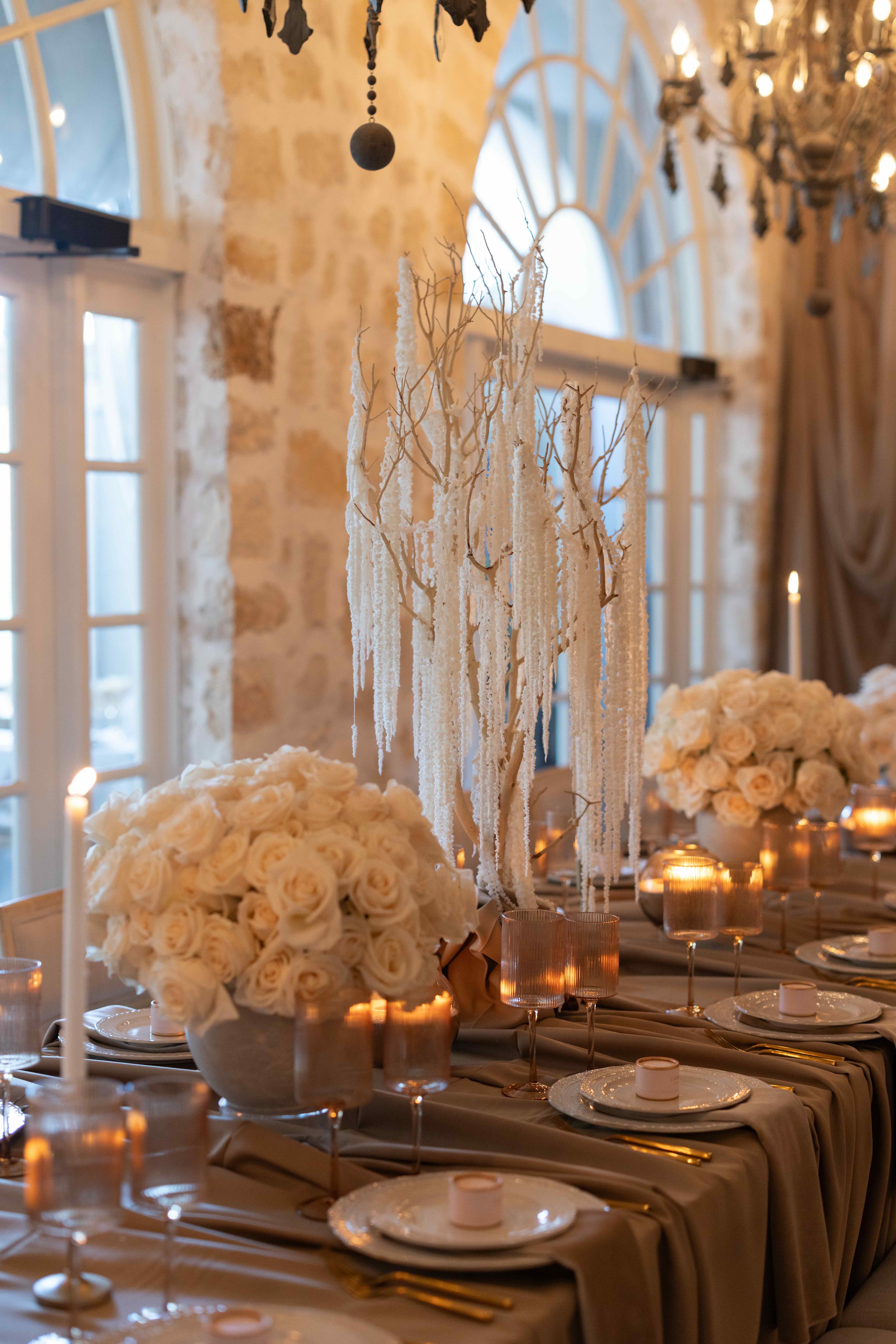 Wedding Decor Setup in The Main Room