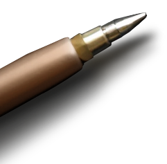Bronze pen turned to a 30 degree angle and cropped off at the side for placement on the side of the visible browser window