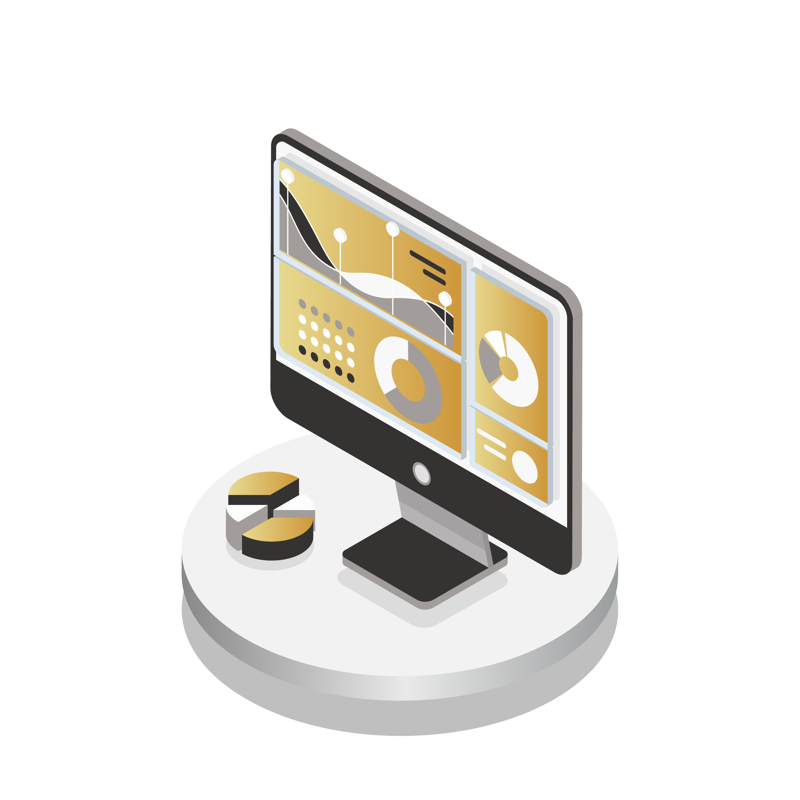 Illustation zeigt eine Webseite mit abschreckender Wirkung für den Kunden