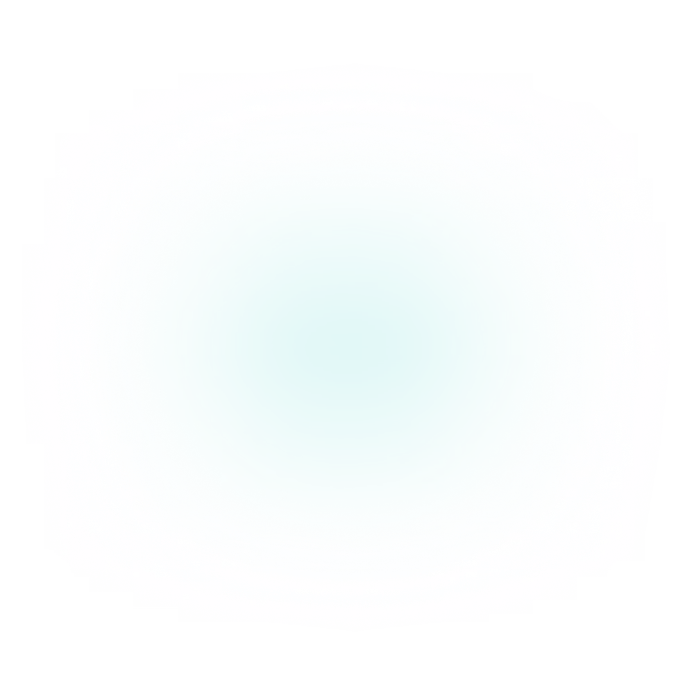 Soft blue circular glow with a subtle gradient fading outward on a black background.