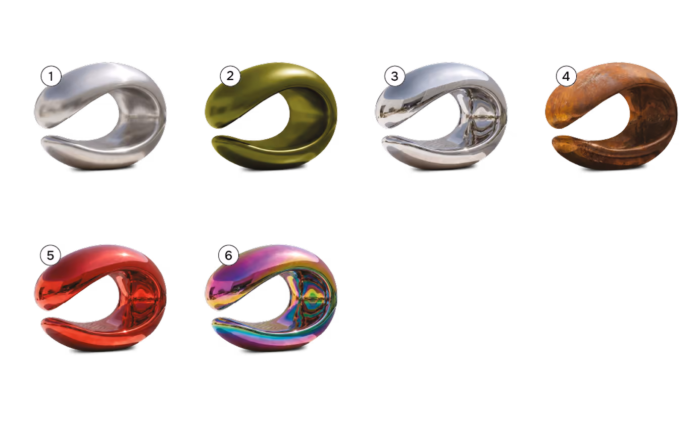 Ethereal Reflection in different colors