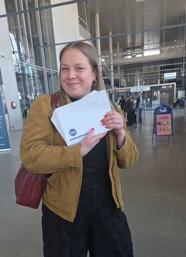 Olga valmiina terminaalissa.