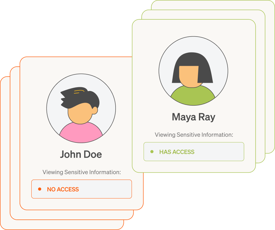 A set of three playing cards with a picture of a man and a woman.