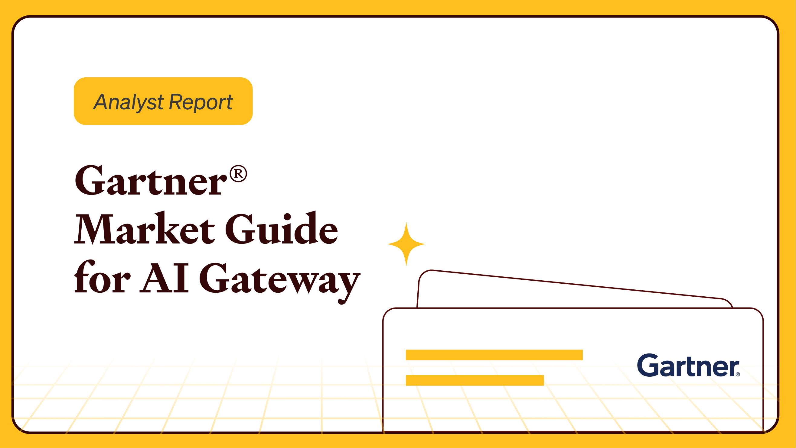 Gartner® Market Guide for AI Gateway