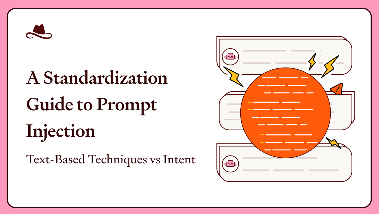 A Standardization Guide to Prompt Injection: Text-Based Techniques vs Intent 