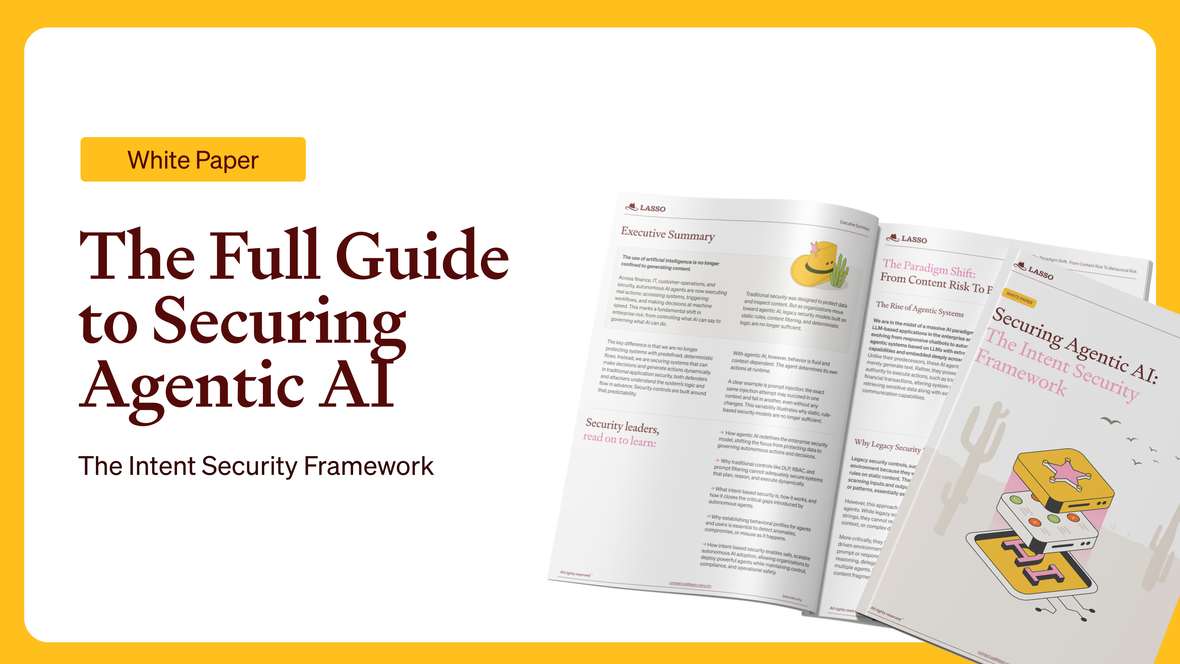 Securing Agentic AI: The Intent Security Framework