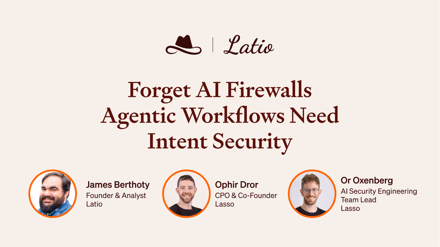 Forget AI Firewalls, Agentic Workflows Need Intent Security