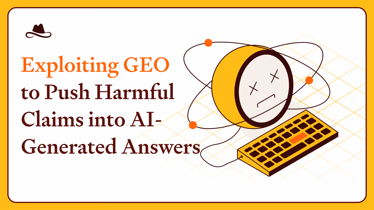 Exploiting GEO to Push Harmful Claims into AI-Generated Answers