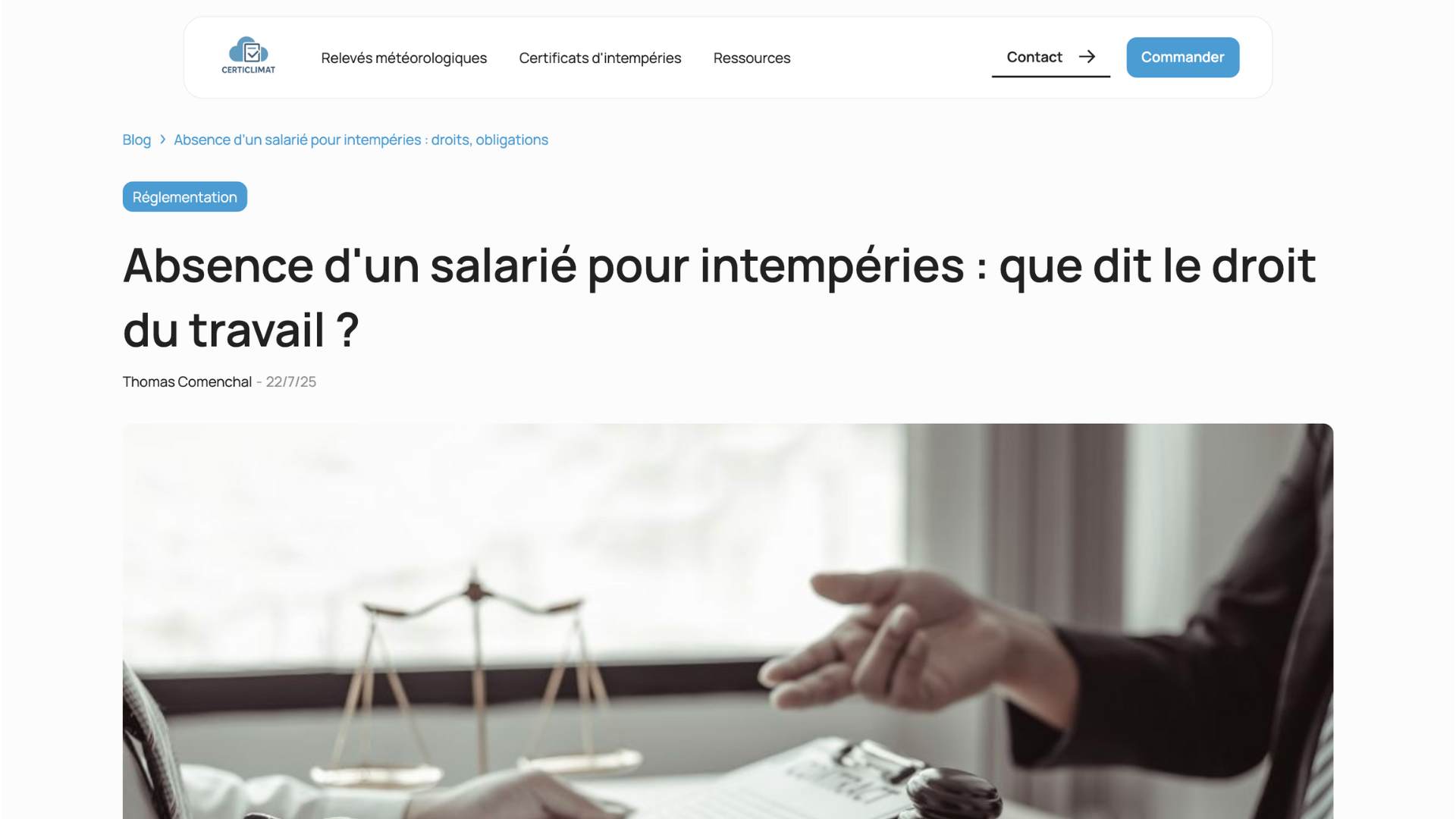 Site web Certiclimat