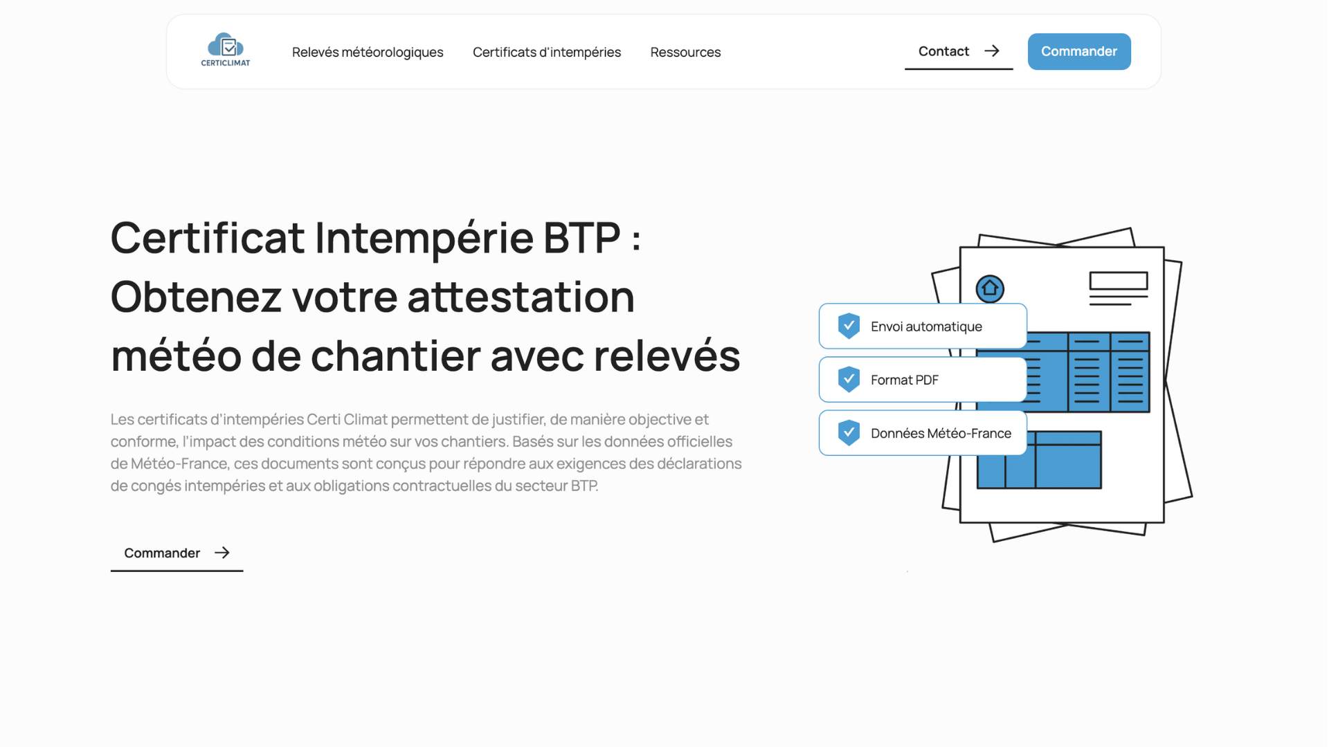 Site web Certiclimat