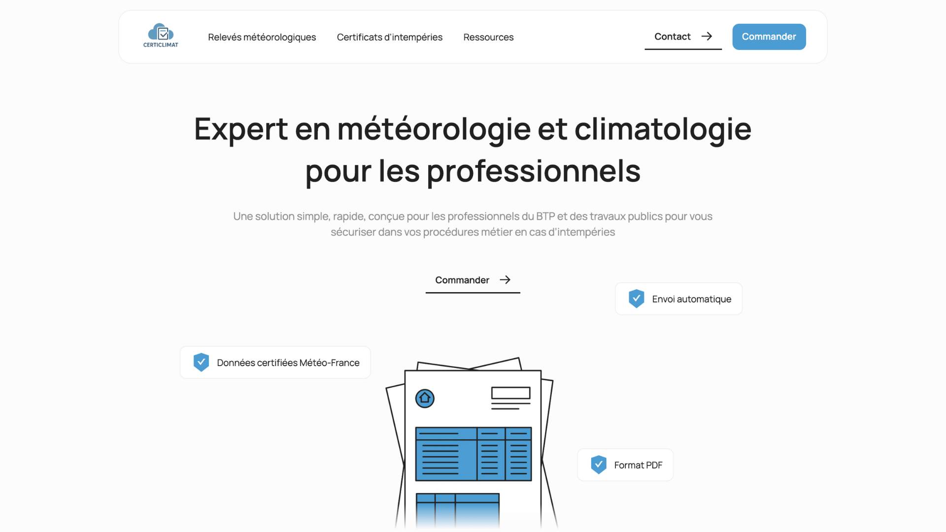 Site web Certiclimat