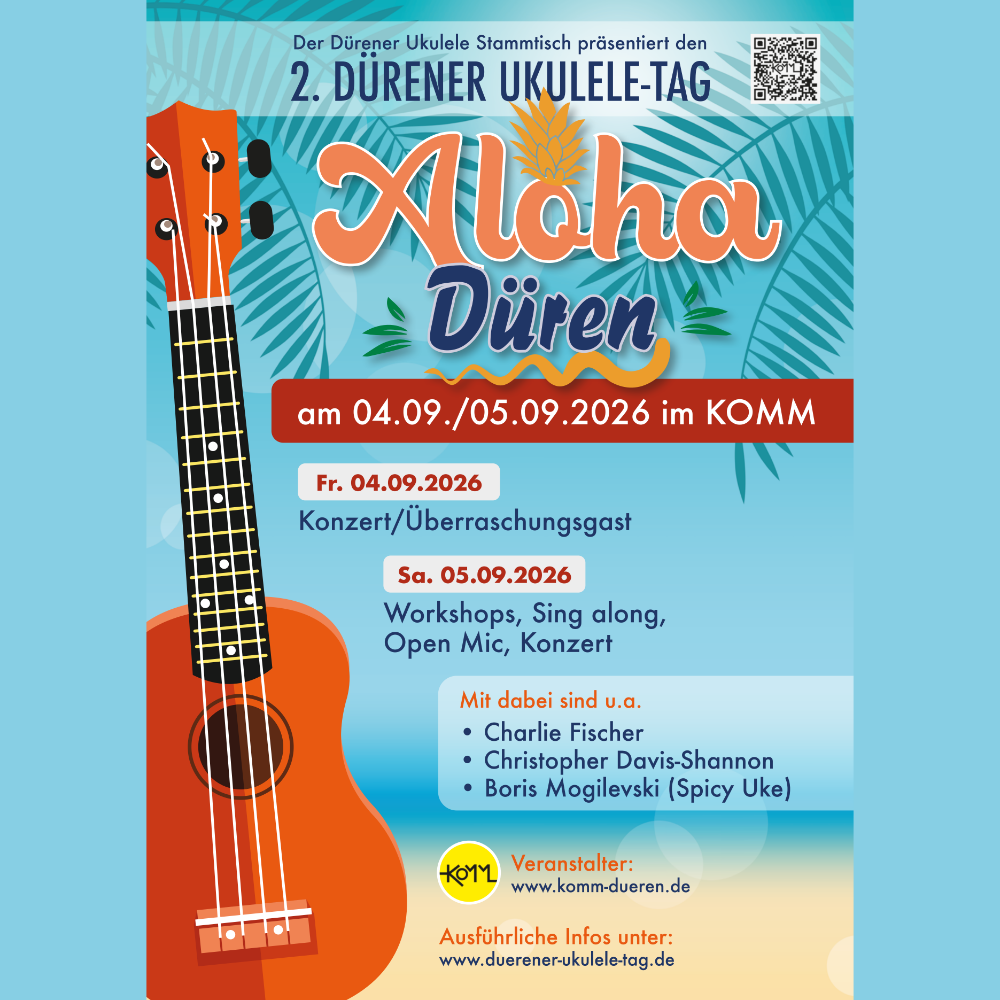 Eröffnungskonzert „Aloha Düren“ – 2. Dürener Ukuleletag