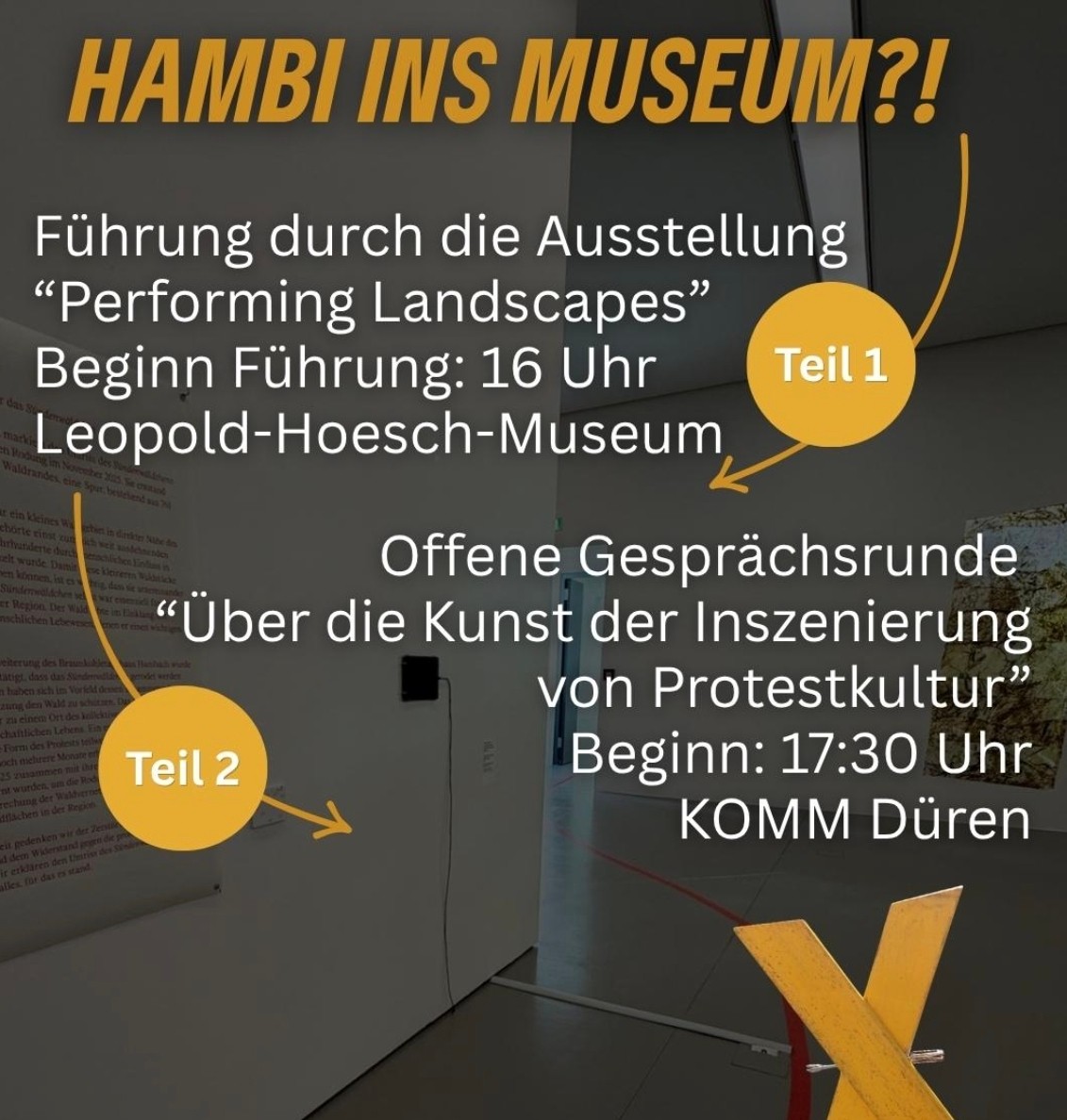 Hambi ins Museum?