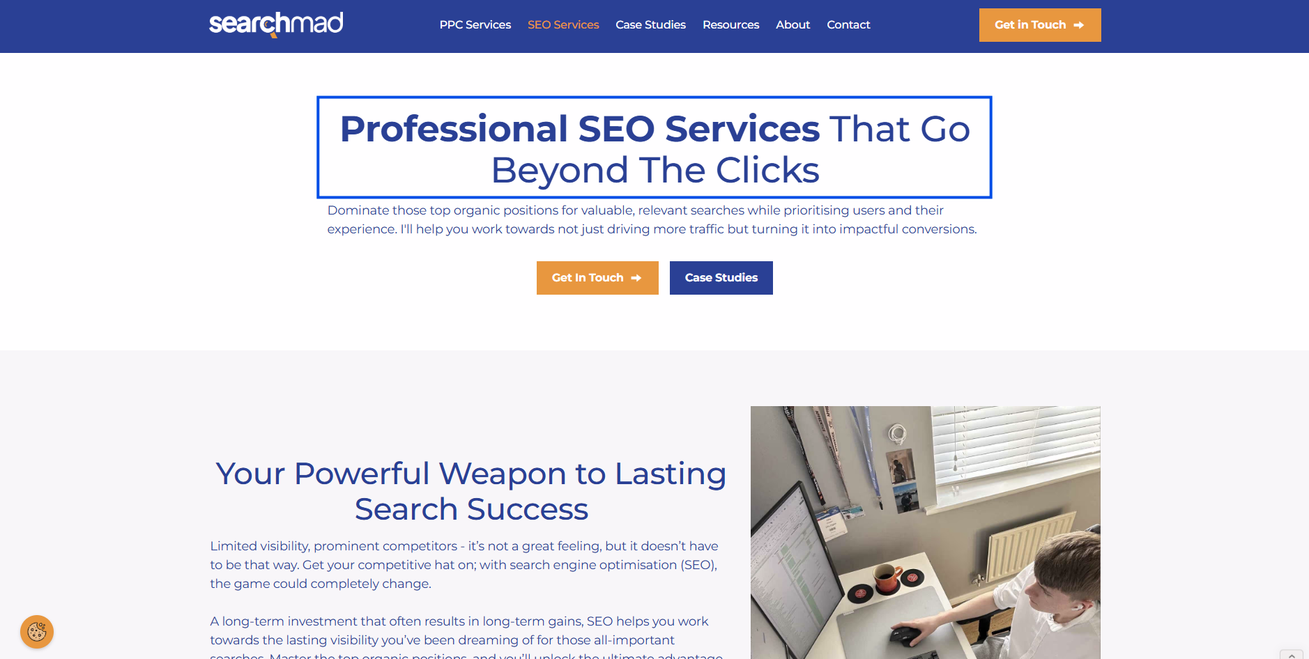 Main Heading (H1) on Service Page