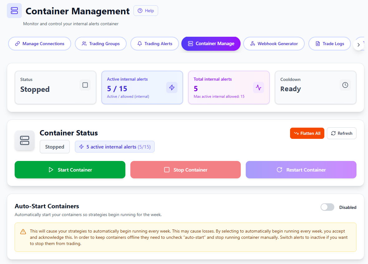 One-click strategy deployment