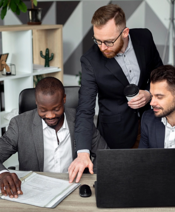 lawyers talking to each other