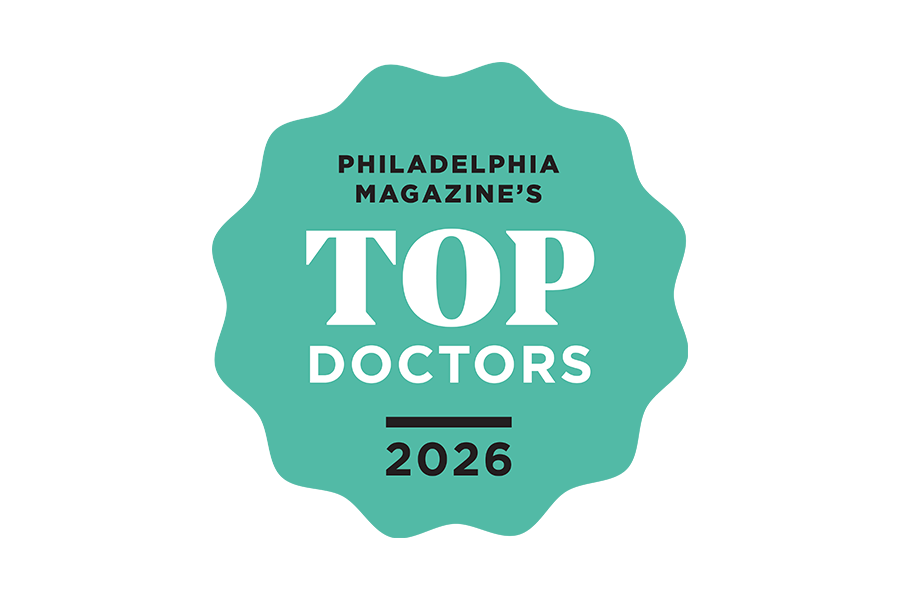 Philadelphia Magazine Top Doctors 2026 award badge recognizing Dr. Mudgil