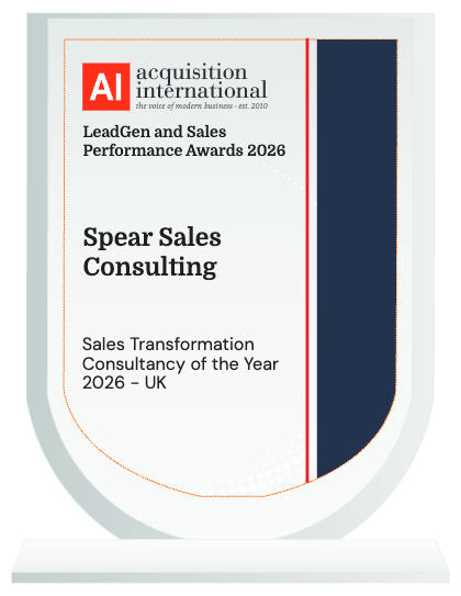 Acquisition International LeadGen and Sales Performance Awards 2026: Spear Sales Consulting, Sales Transformation Consultancy of the Year 2026 – UK