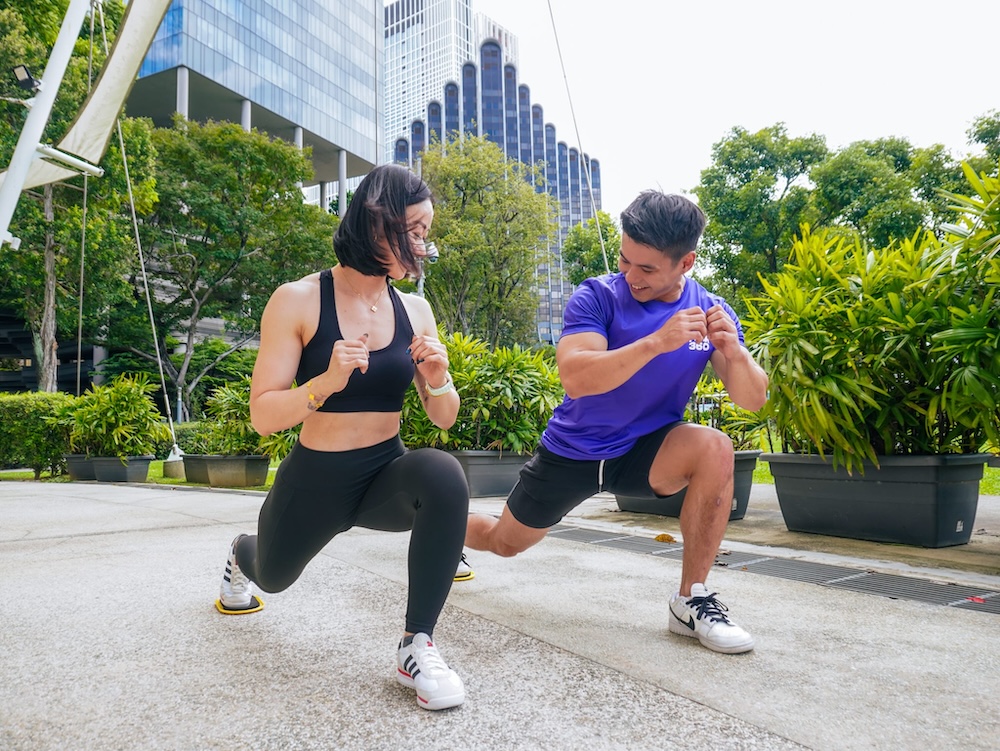 girl on treadmill running