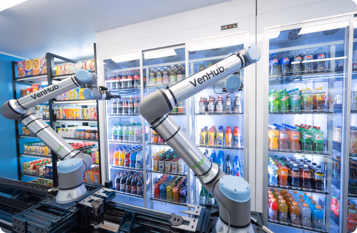 Inside VenHub Smart Store 