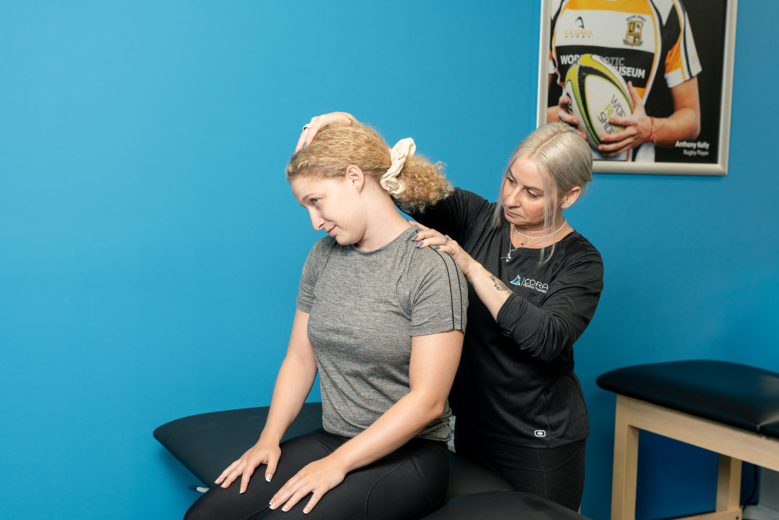 Board certified CORA clinician treating a patient