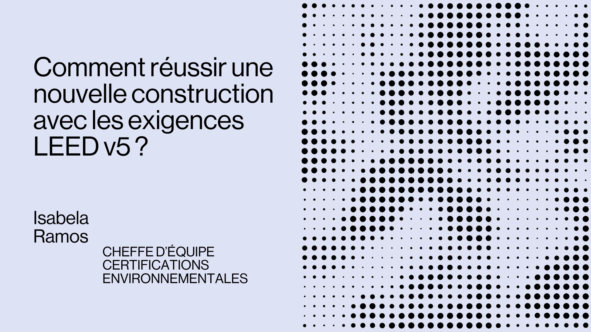 Réussir nouvelle construction avec LEED v5