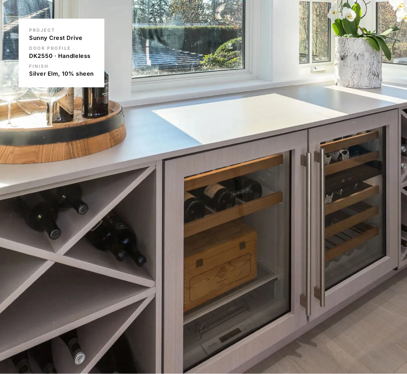 DADO Kitchens brochure 2026-2027, page 12 of 28: Sunny Crest Drive project