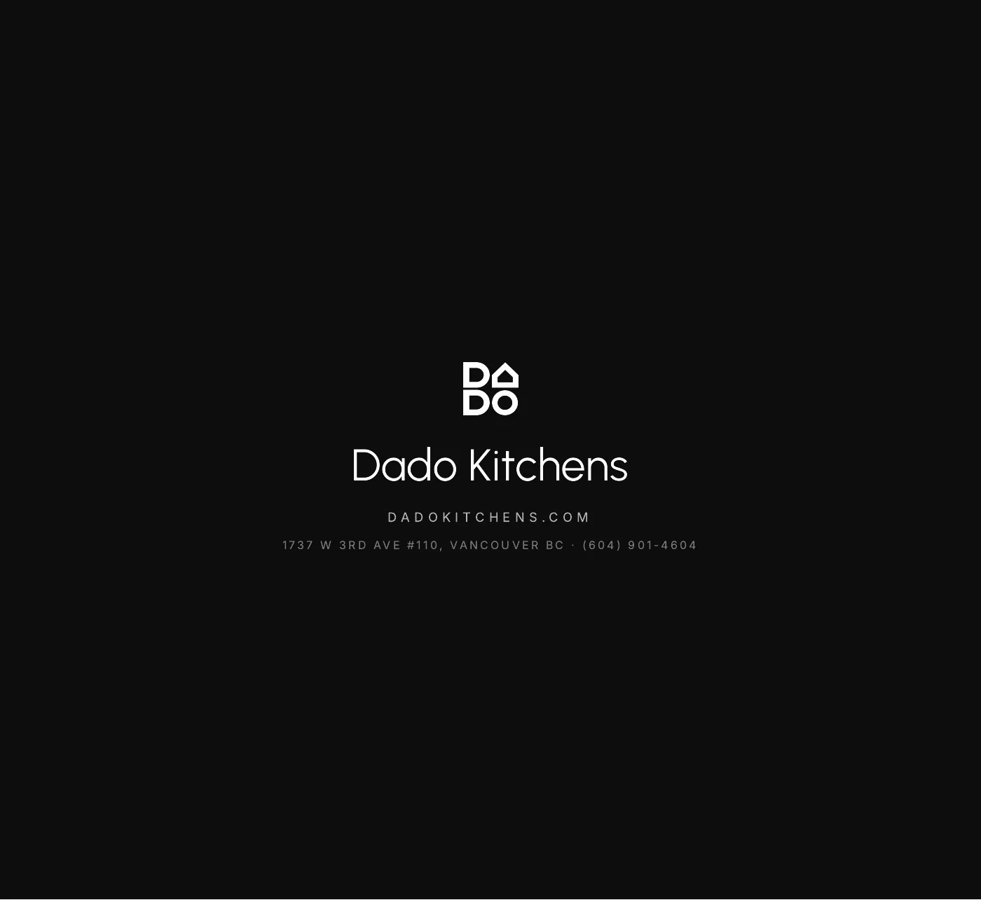 DADO Kitchens brochure 2026-2027, page 28 of 28: back cover