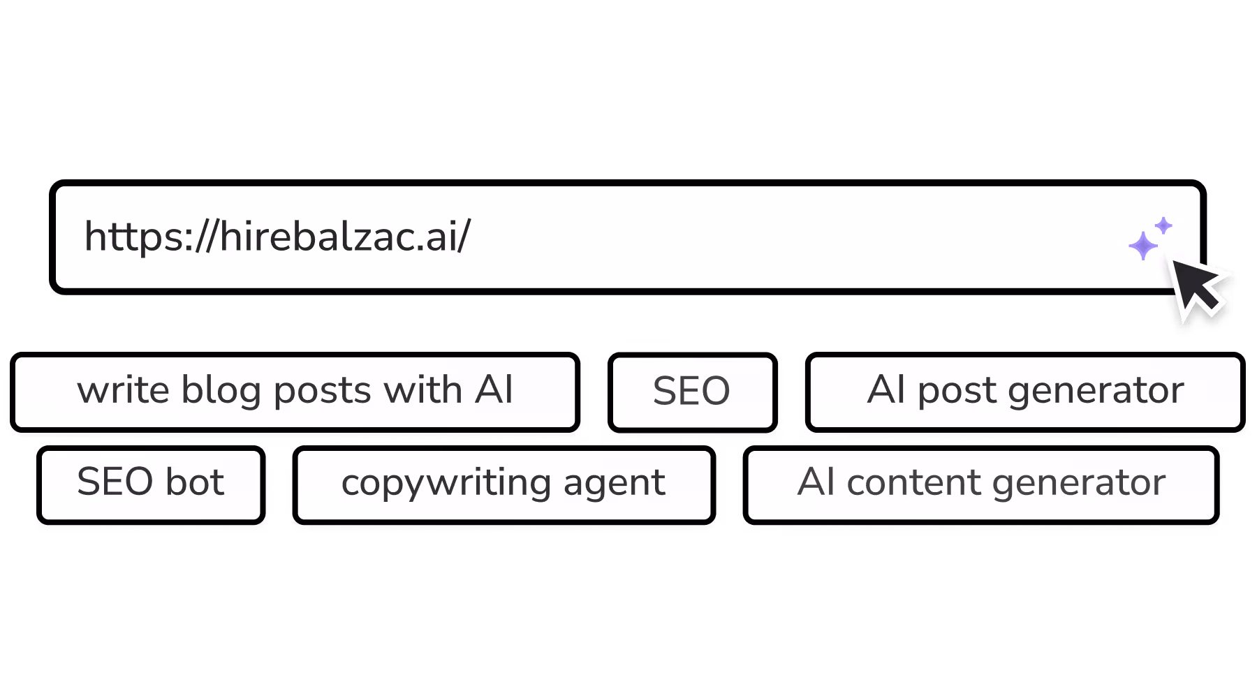 Balzac AI helps you find great keywords opportunities to improve your SEO