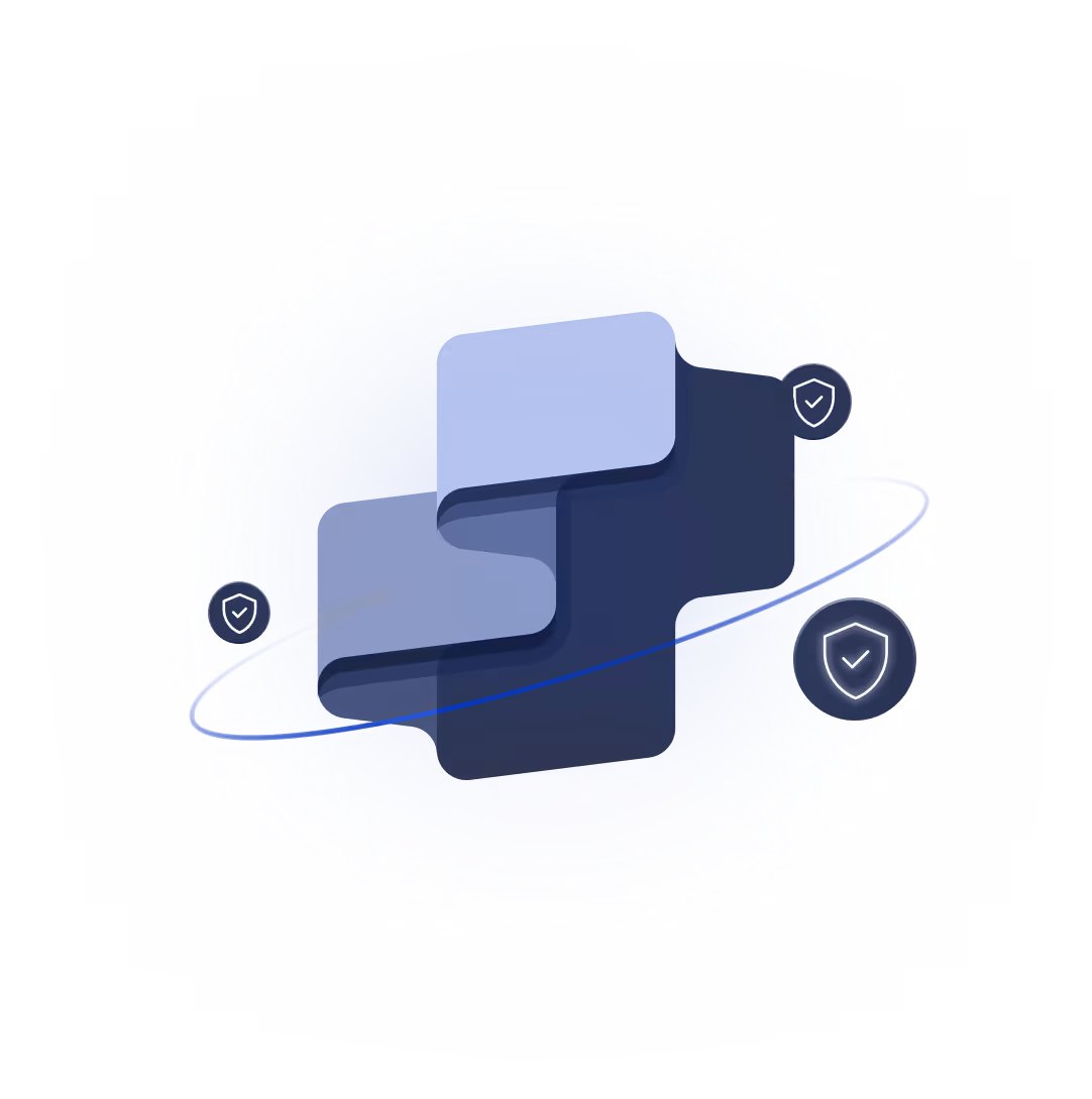 Shield graphic representing Obsidian SaaS Security Posture Management (SSPM) solution