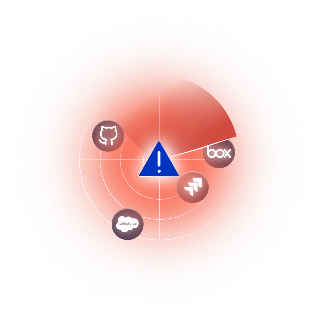 Shield graphic representing Obsidian SaaS Security Posture Management (SSPM) solution