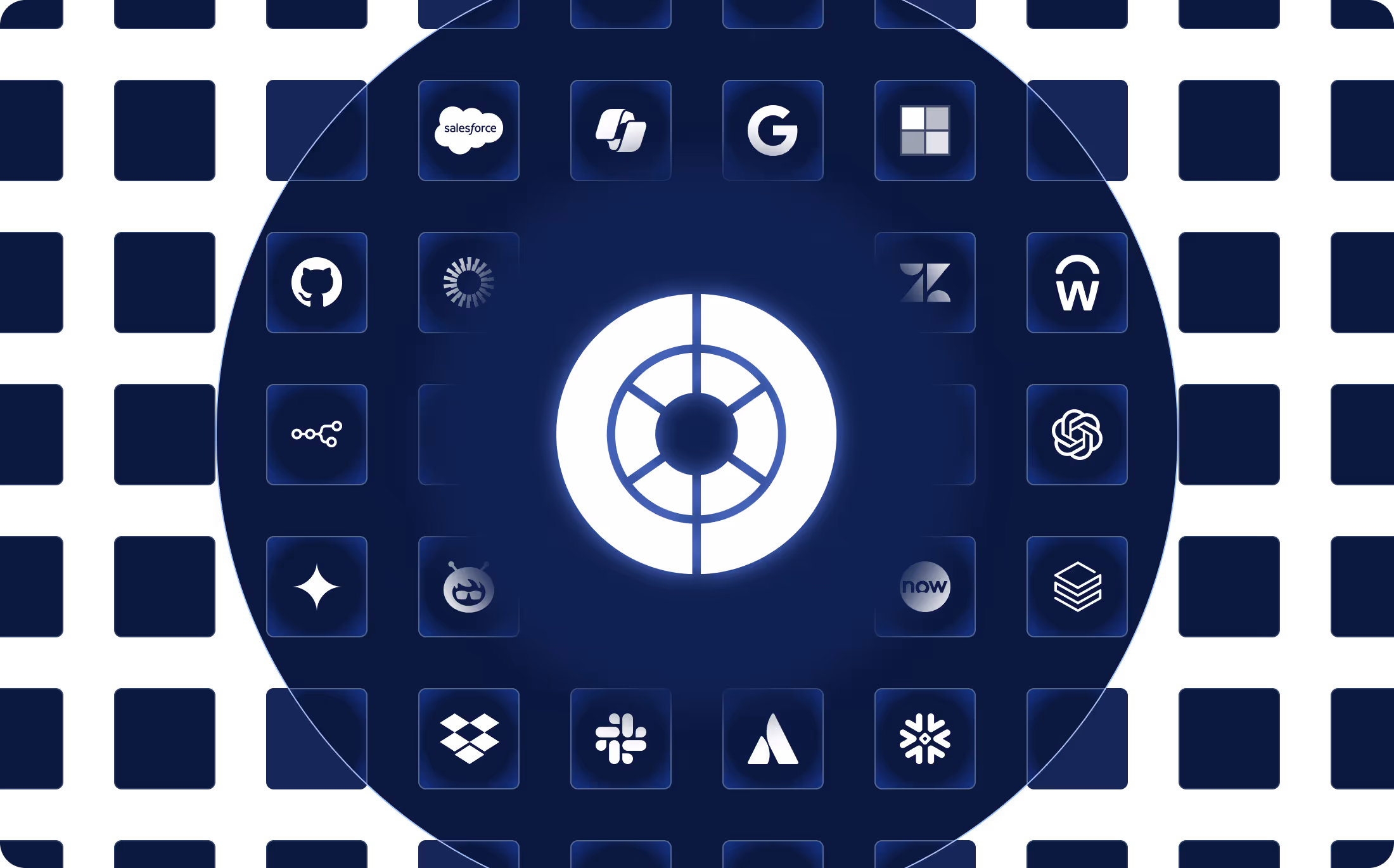 Shield graphic representing Obsidian SaaS Security Posture Management (SSPM) solution
