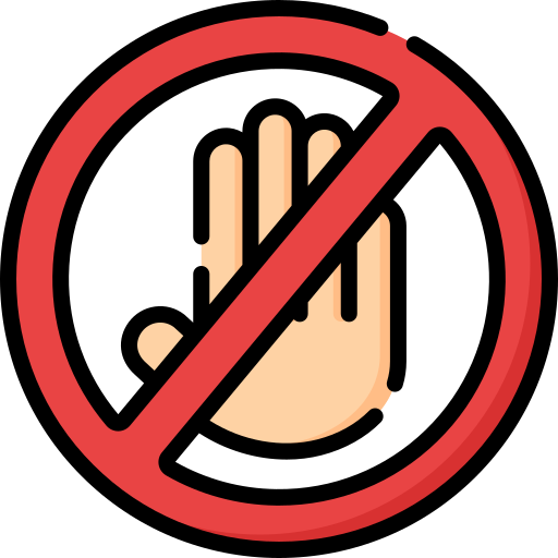 Icon for "90% no touch"
