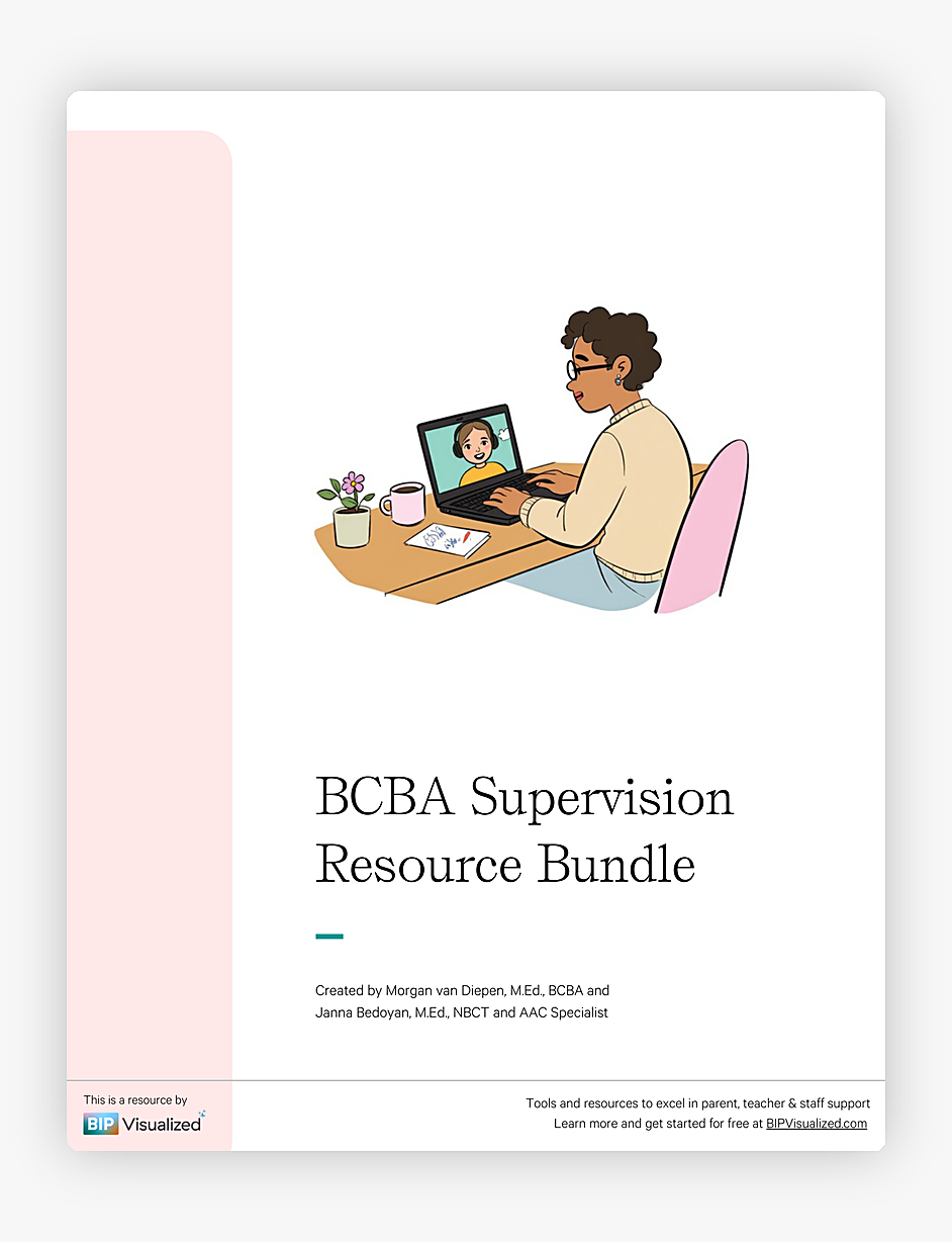 BCBA Supervision Resource Bundle