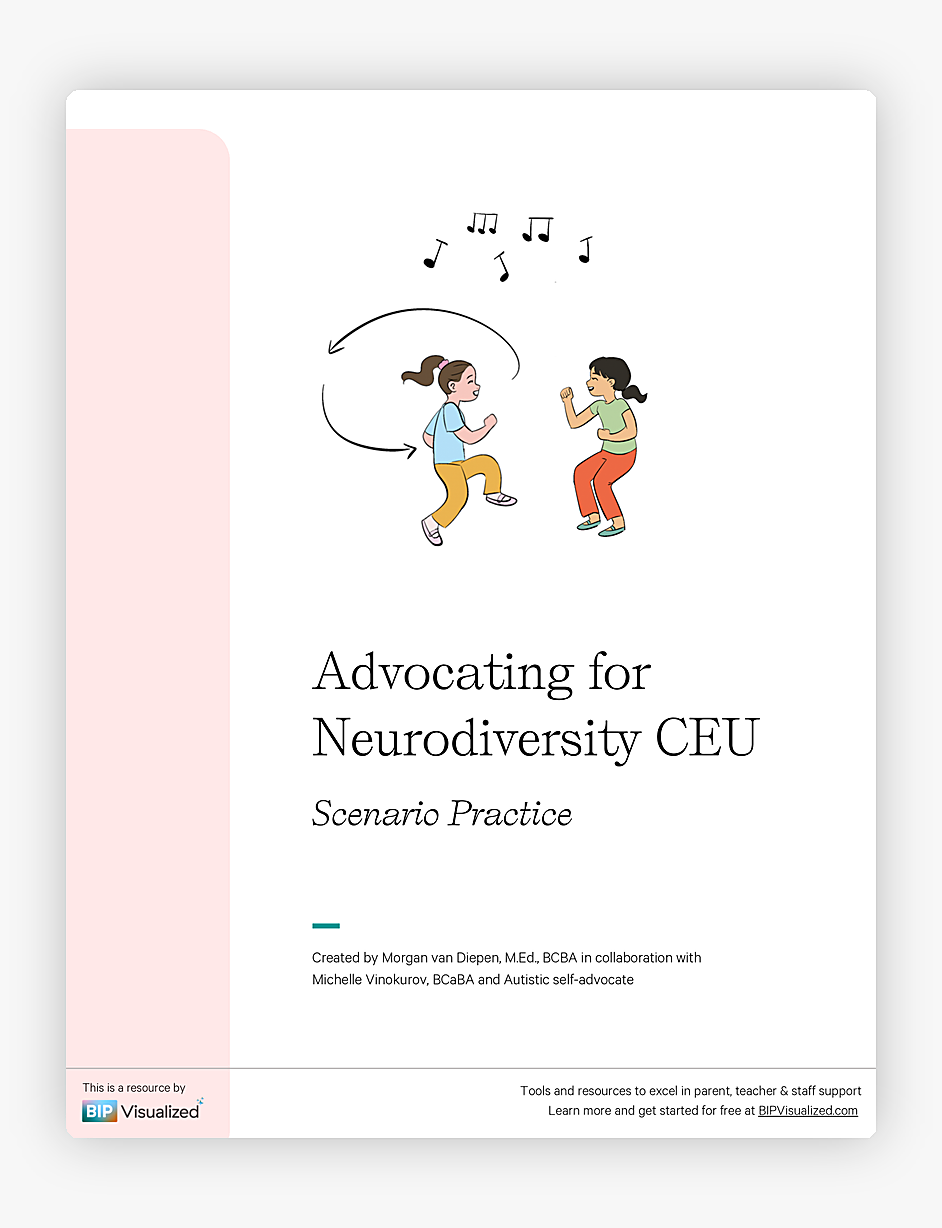 Scenario Practice for Advocating for Neurodiversity-Affirming Care CEU