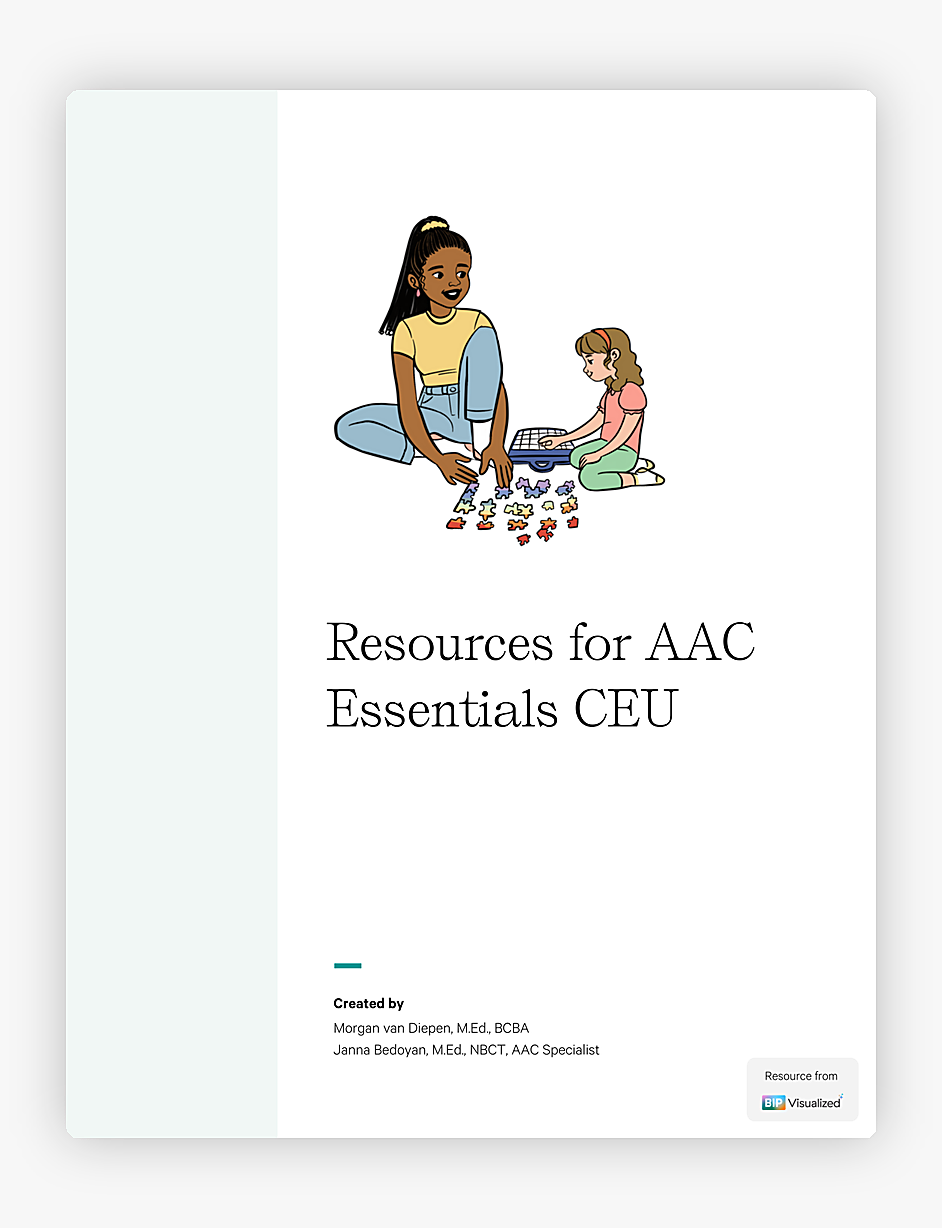 AAC Essentials Resource Packet