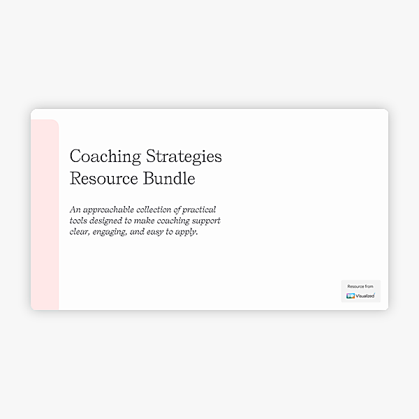 Coaching Strategies Resource Bundle behavior support resource