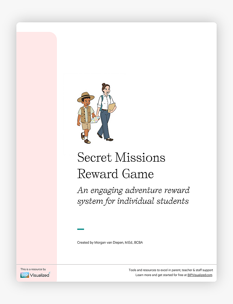 Secret Missions Reward Game