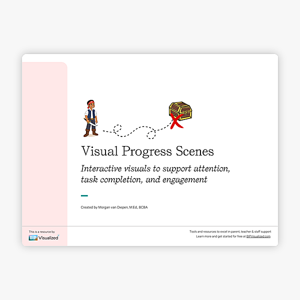Visual Progress Scenes behavior support resource