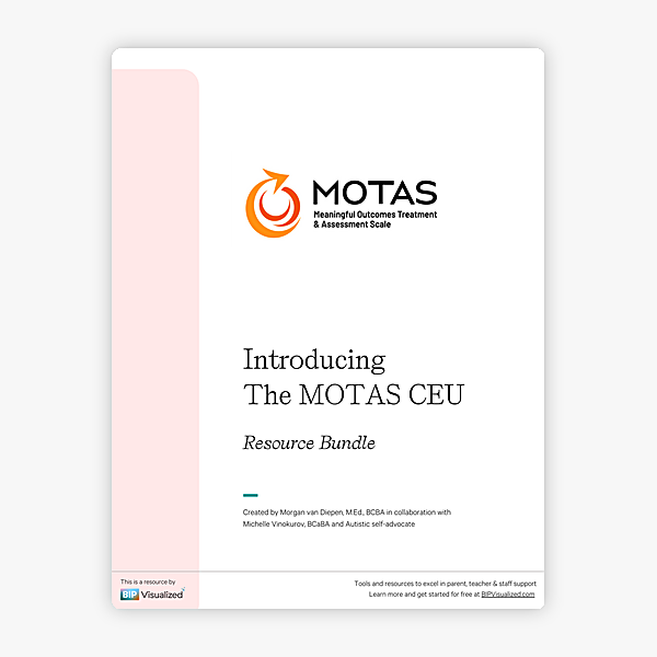 Introducing The MOTAS CEU Resource Bundle behavior support resource