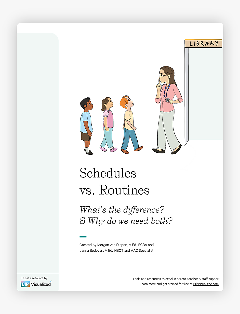 Schedules vs. Routines