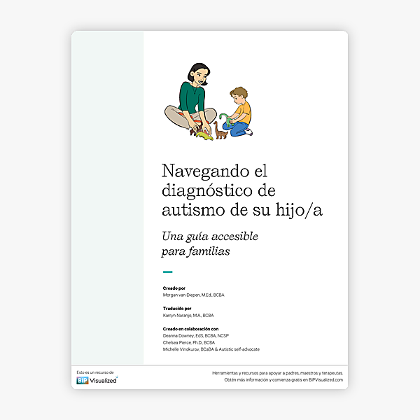 Your Child’s Autism Diagnosis – In Spanish behavior support resource