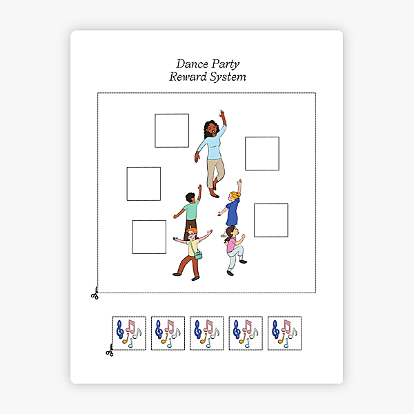 Dance Party Reward System behavior support resource